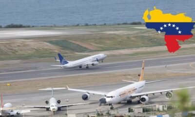 Aerolíneas suspenden vuelos a Venezuela por riesgos de navegación