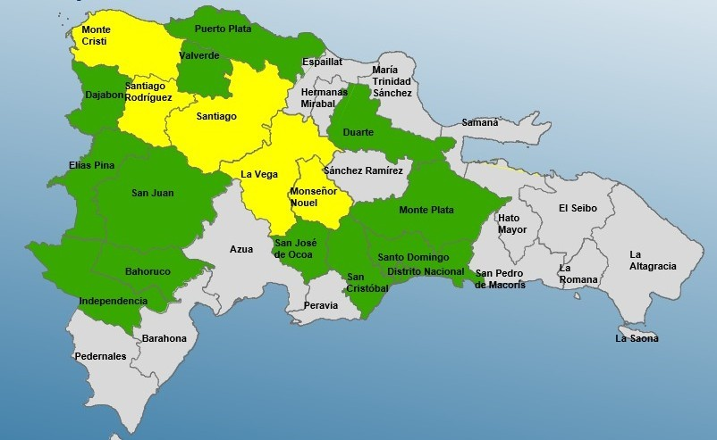 COE amplía provincias en alerta ante pronóstico intensas lluvias imagen