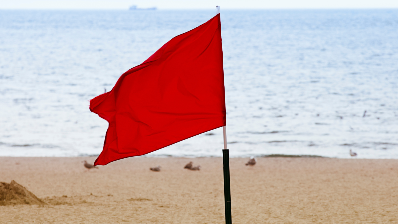 DC coloca bandera roja en el litoral costero de Puerto Plata imagen
