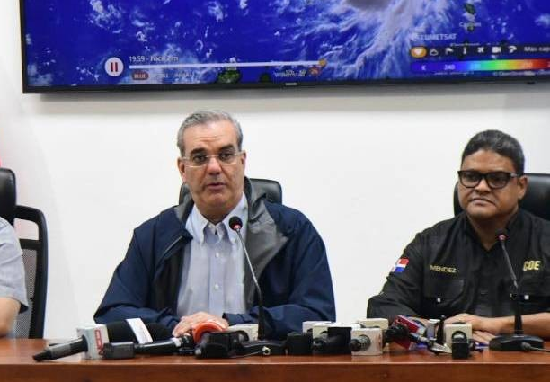 EN VIVO: Visita del presidente Abinader COE tras temporal imagen