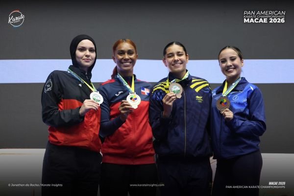 Terrero y Polanco logran oro y plata Torneo Panam de Karate imagen