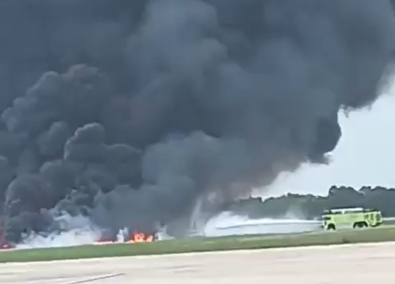 Reportan accidente de aeronave en el aeropuerto de La Romana imagen
