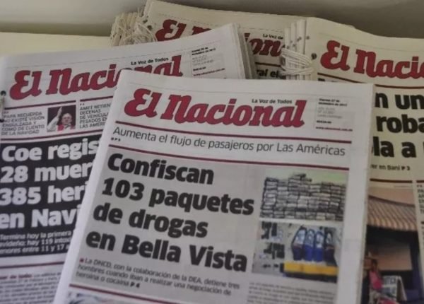 Dicen el periódico El Nacional dejará de circular hoy en papel imagen