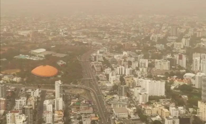 Polvo de Sahara mantiene en RD ambiente caluroso y con lluvias imagen